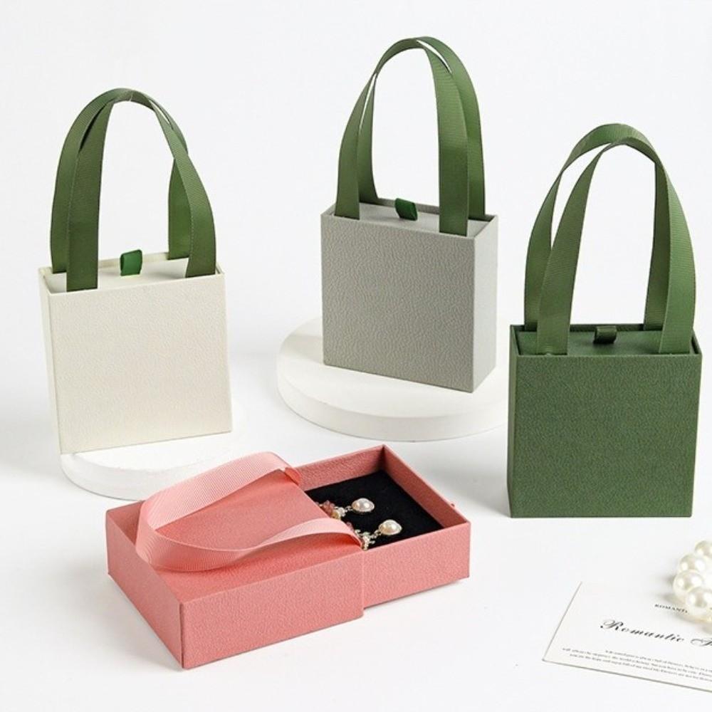 Paper Material Jewelry Packaging Box Portable Design Jewelry Gift Box Home Storage