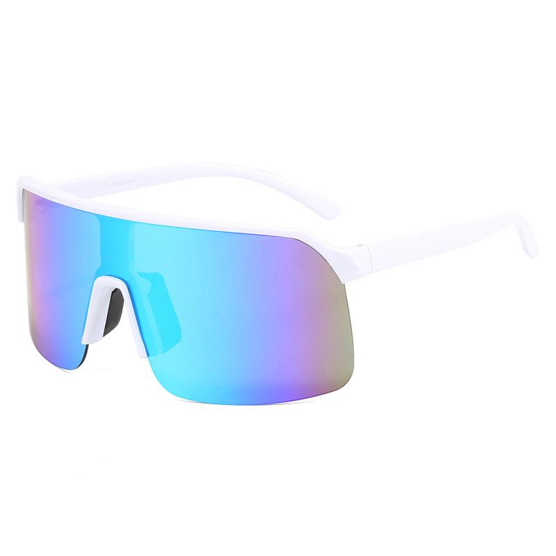 Outdoor Bicycle Sunglasses Women Integrated European American Cross-border Sports Glasses Men Colorful Cycling Wholesale