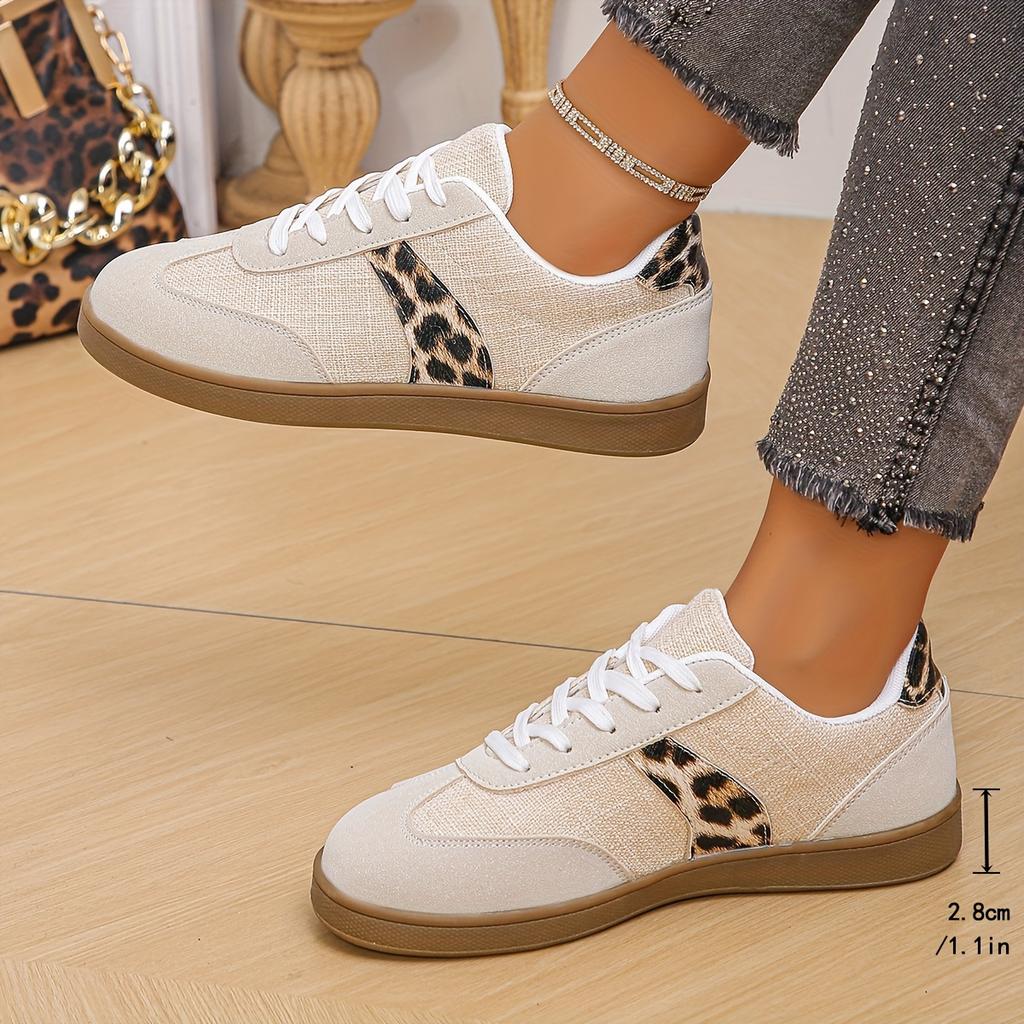 Women's 2025 Spring New Arrival Korean Style Chunky Sole Platform Color-Block Lace-Up Versatile Casual Sneakers