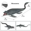 Oenux New Sealife Animals Model Prehistoric Mosasaurus Liopleurodon Kronosaurus Action Figures Solid PVC Collection Toy Kid Gift