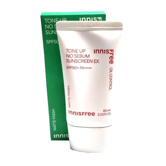 

INNISFREE Tone Up No Sebum Sunscreen EX SPF 50+ PA++++ 60мл