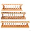 Wooden Test Pipe Bearing Holder Rack with Standing Stand
