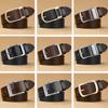 Retro Belt Men'S Leather Casual Business Simple Cowhide Belt Men'S Middle-Aged And Youth Pin Buckle Belt