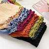 BITCED Pleated Shorts for Women Spring/Summer Casual Cropped Trousers High-Waisted Loose-Fit Flattering Straight-Leg Wide-Leg Trousers