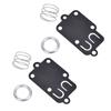 6SET Compact Diaphragm Gasket Kit Black Spring Cap Replacement Kit for 5021K 2HP 5HP Engines