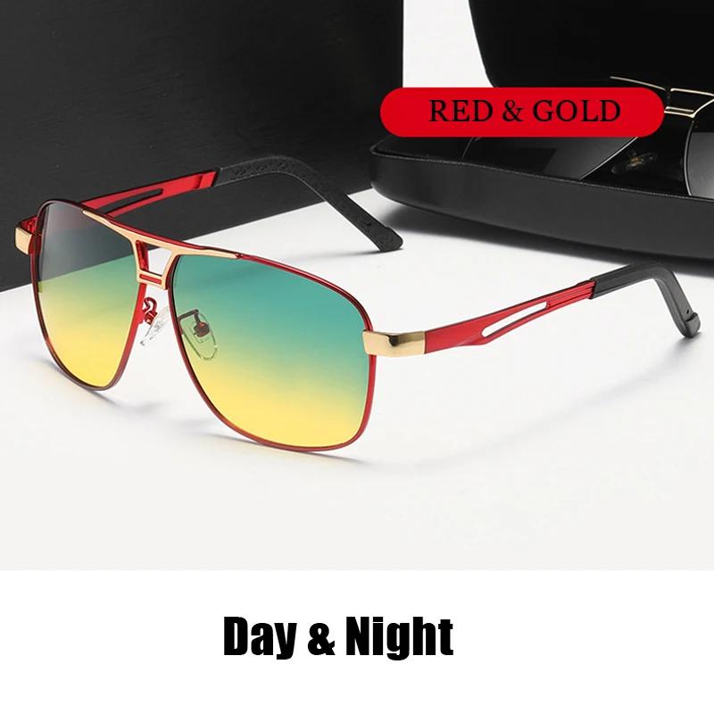 Summer New Color Change Night Vision Sunglasses for Men UV400 Lens Outdoor Fishing Driving
