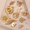 18K Gold-Plated Stainless Steel Beach-Style Pendant Necklace