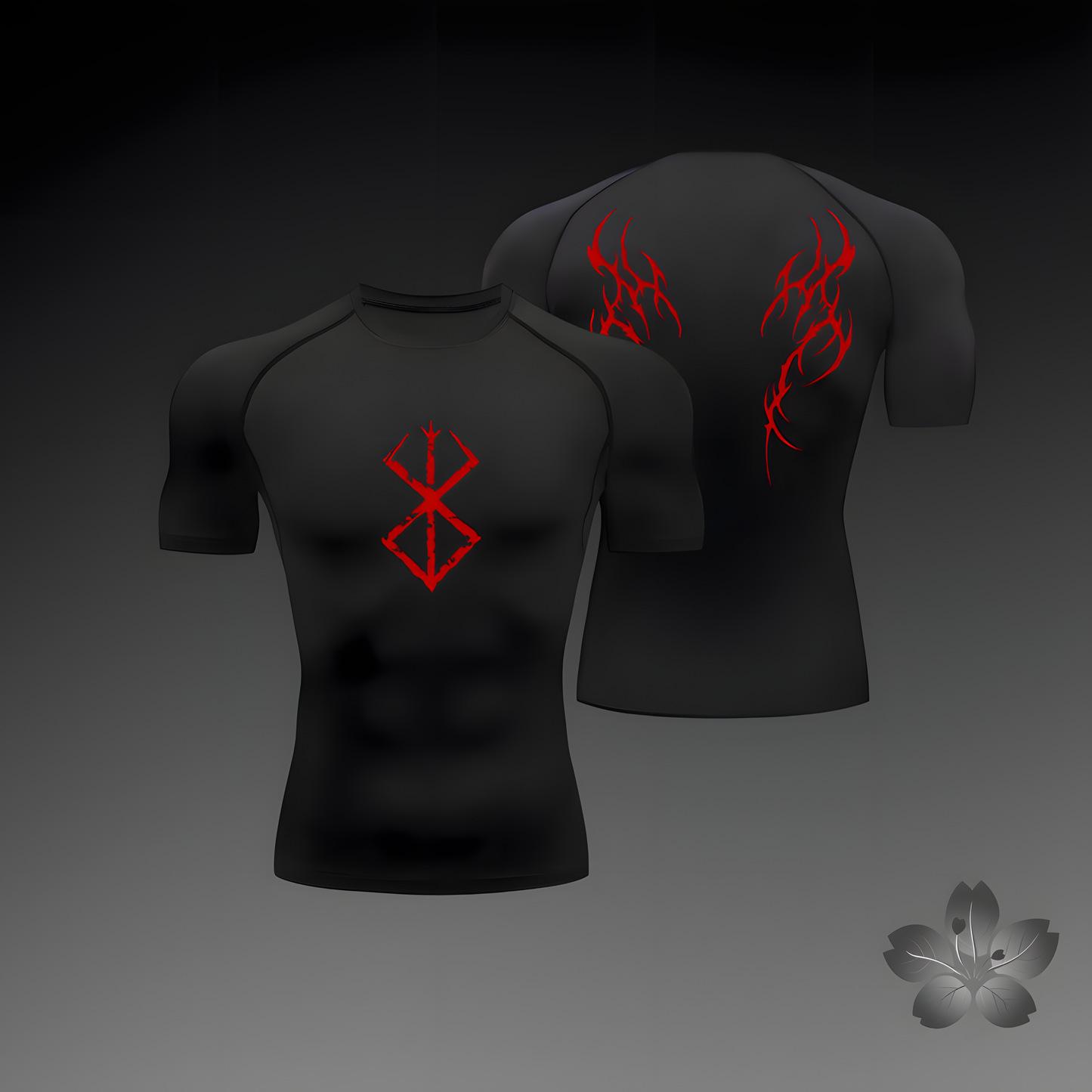 

Men s Quick-Dry Tight-Fit Breathable Sports T-Shirt - Summer Short Sleeve Large (L)