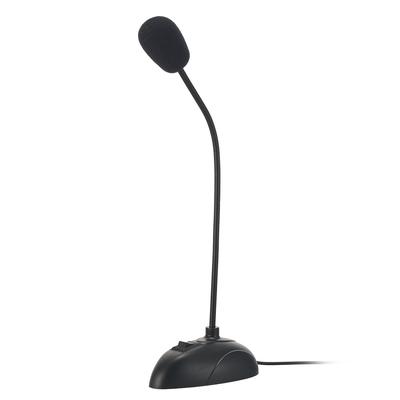 Desktop PC Microphone Slimline Design Noise Reducing 3.5mm,   Studio Speech Microphone with Clear Voice  Flexible Metal Hose for Computer Desktop