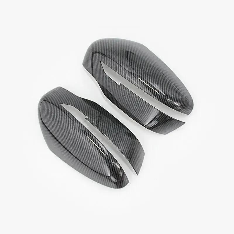 For Nissan Qashqai X-Trail Murano Rogue Pathfinder 2015- Rearview Side Mirror Cover Wing Cap Rear View Case Trim Sticker