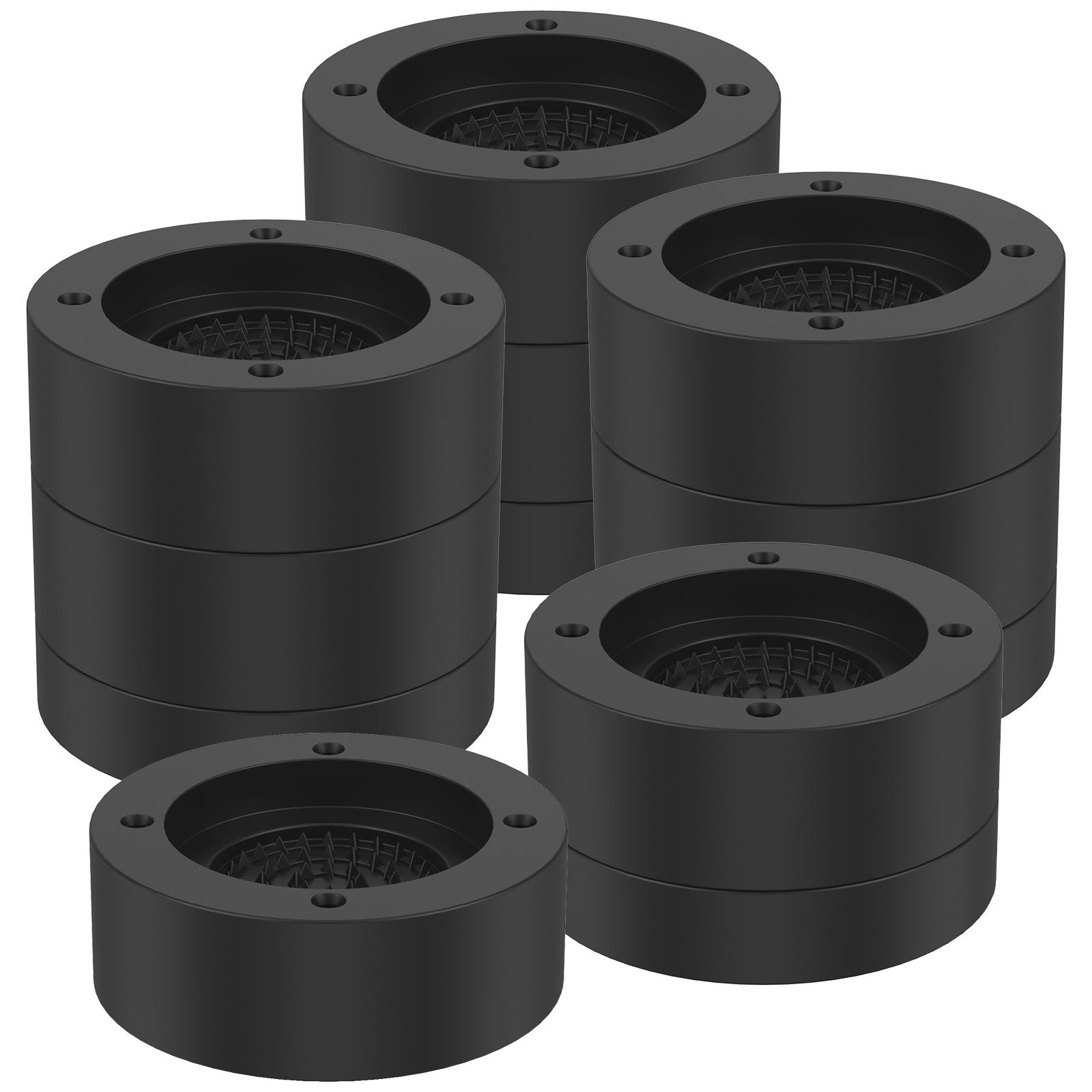 

4 шт. Круглая мебельная подставка, прочная кровать, стул, подставка, поддержка 1300 фунтов, противоскользящая, стиральная машина, стол, диван, нижняя ножка, подставка чёрный