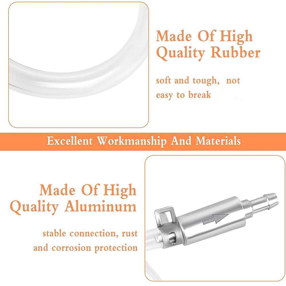 Motorcycle Brake Bleeding Oil Change Pump Tool One Way Valve Tube Hydraulic Clutch Valve Tube Set Auto Accessories