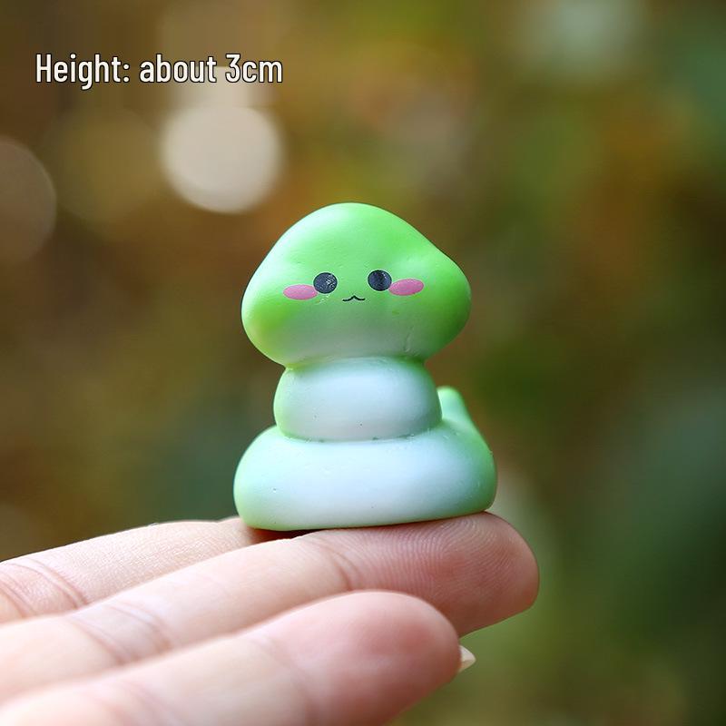 Twelve Zodiac Mini Resin Animal Figurines: Cute Cartoon Style