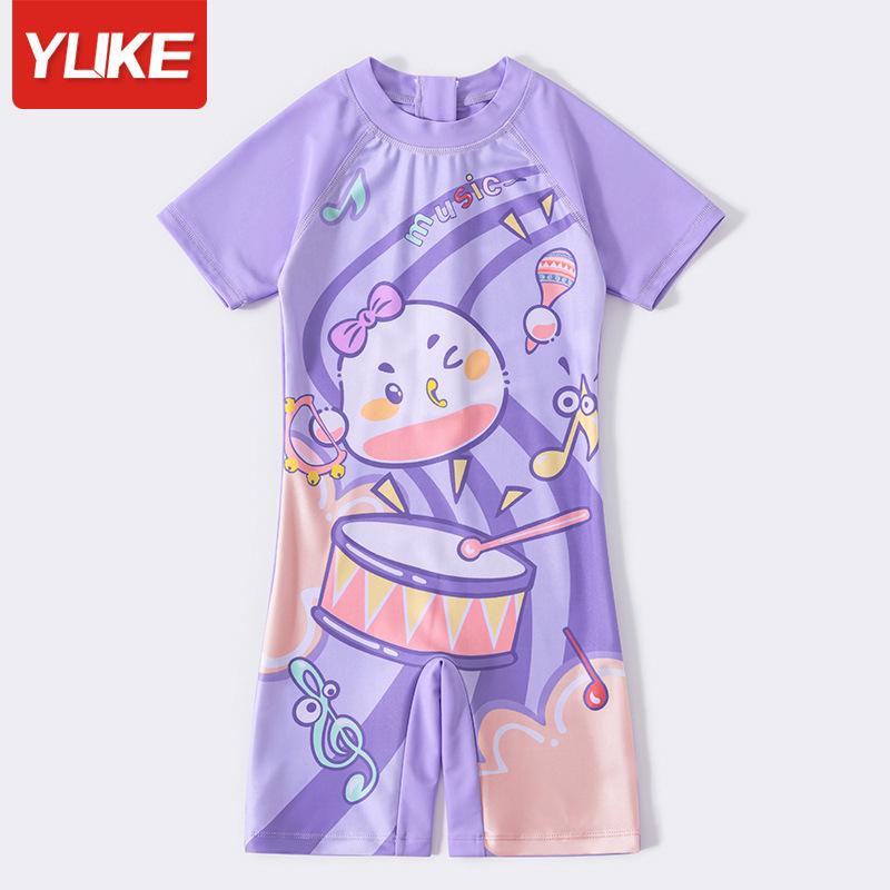 

New Style One-Piece Swimsuit for Girls: Baby, Toddler, Child & Student Training Swimwear for Summer XL (Height 105-120cm)