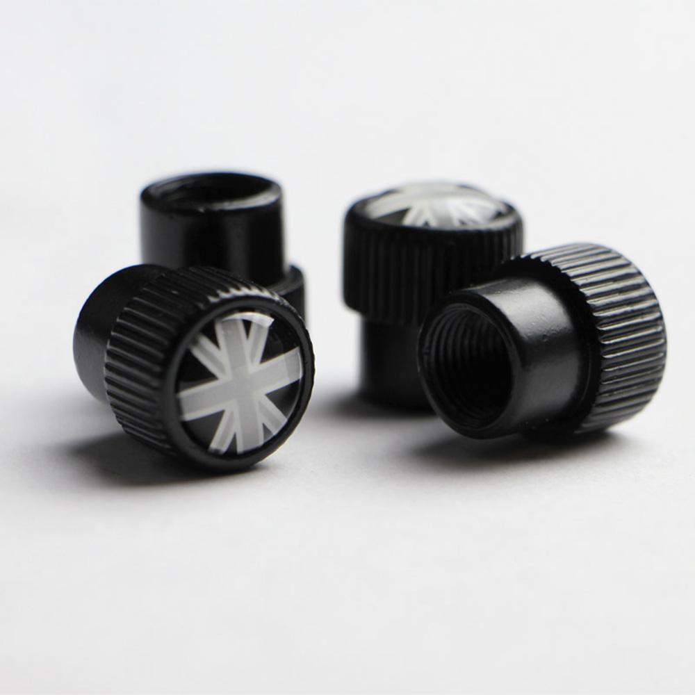

4PCS Universal Union Jack Car Tire Wheel Rims Stem Air Valve Caps Case Cover For Mini Cooper JCW Countryman Clubman Accessories