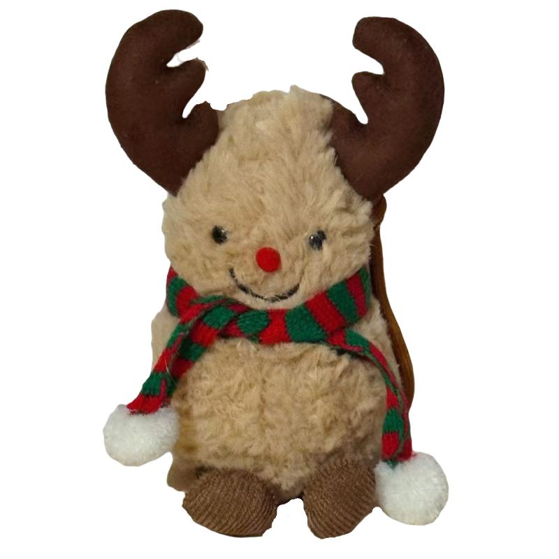 

Peanut Jellycat Reindeer Plush Toy Christmas Scarf Wedding Stuffed Doll Gift One