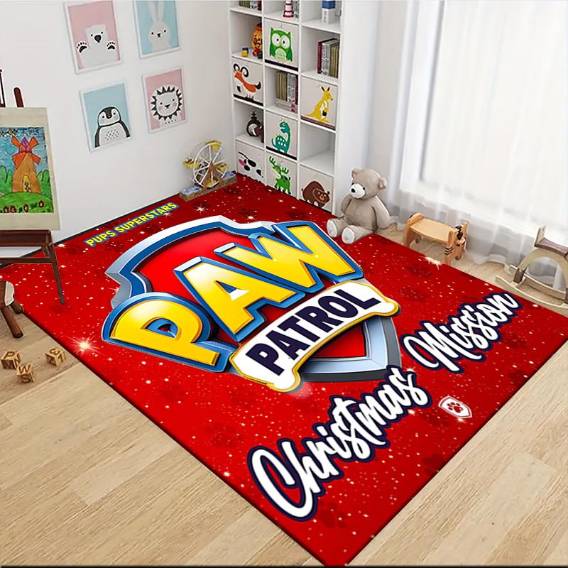 1Pc Paw Patrol Adventure Carpet Rug Soft Washable Antislip Home Living Room Sofa Mats Personalized Christmas Rug