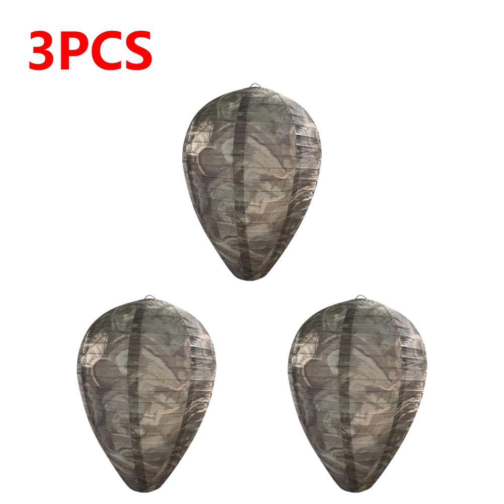 1-10 Stück Hängende Wespenhorst-Attrappe Fliegenfänger Papierwespen-Attrappe Bienen-Attrappe Abschreckung für Außenbereich Garten Insektenschutzfallen