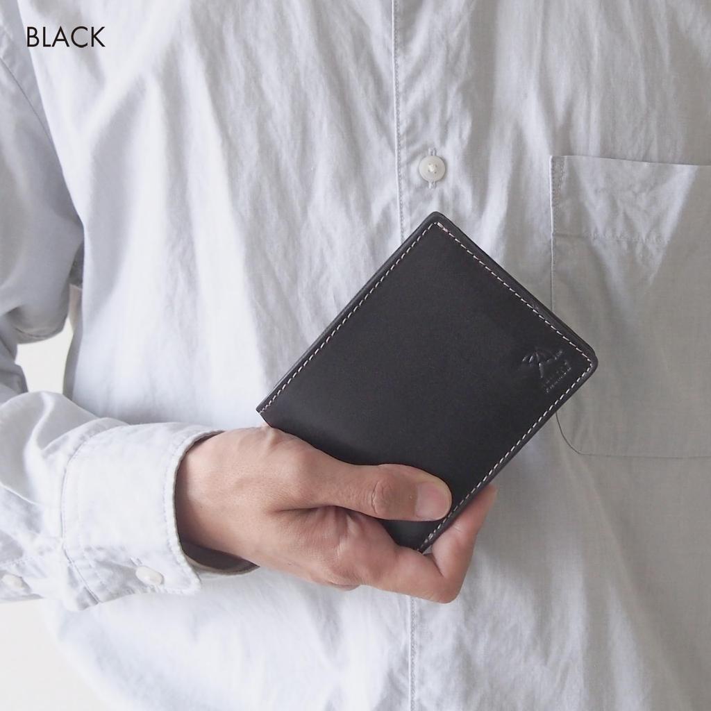 Colorful Series Bifold Wallet Genuine Leather 4AP3636 [Arnold Palmer] (Black)