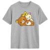 Men Women T Shirt Rilakkuma Bear Face T-Shirts Fashion Beach Tee Shirt Y2K Basic Pattern Cotton Clothes Gift Idea