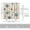 Whimsical Galaxy Shower Curtain, Vibrant Space Art With Planets & Stars, Polyester, Perfect For Modern Bathroom Decor