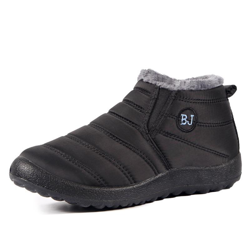 Snow Boots Winter New Couple Men's and Women's Waterproof Cotton Boots Low-top Warm Thickened Cotton Shoes Lightweight Cotton Boots