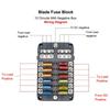 12-Way Circuit Fuse Block LED Indicator Fuse Holder Box Circuit Indicator  Marine Application