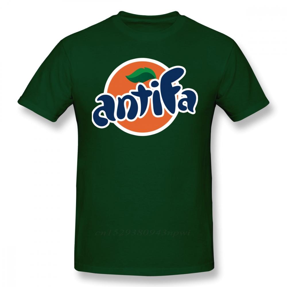 Antifa T Shirt Antifa TShirt Print Men Tee Shirt Short Sleeves Funny Oversized Casual Cotton Tshirt S