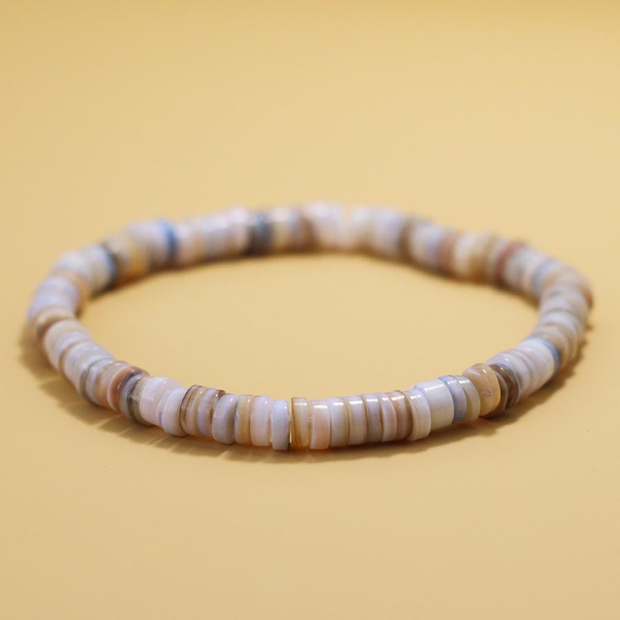 Handmade Beaded Natural Stone Colorful Shell Bracelet Women Men String Of Beads Gift for Friends Couple Jewelry Accessories Gift