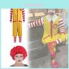 McDonald's Onkel Cosplay Kostüm Mit Jugendlichem Streetwear-Stil Für Rollenspiele Und Events