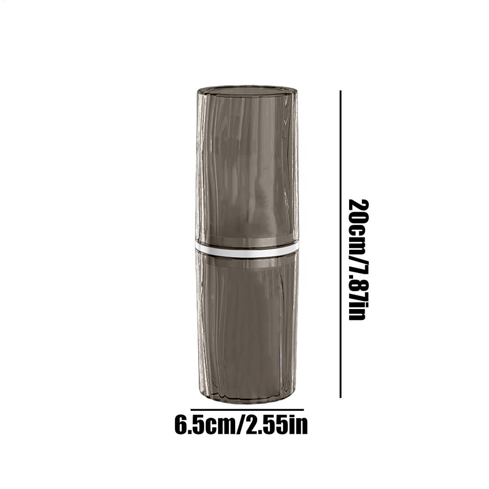 2026 Multifunctional Portable Travel Toothbrush Cup Bathroom Toothpaste Holder Storage Case Box Organizer Toiletries Storage Cup