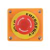 AC 660V 10A Mushroom Plastic Shell Push Button Switch DPST LAY7-11ZS Emergency Stop Switch