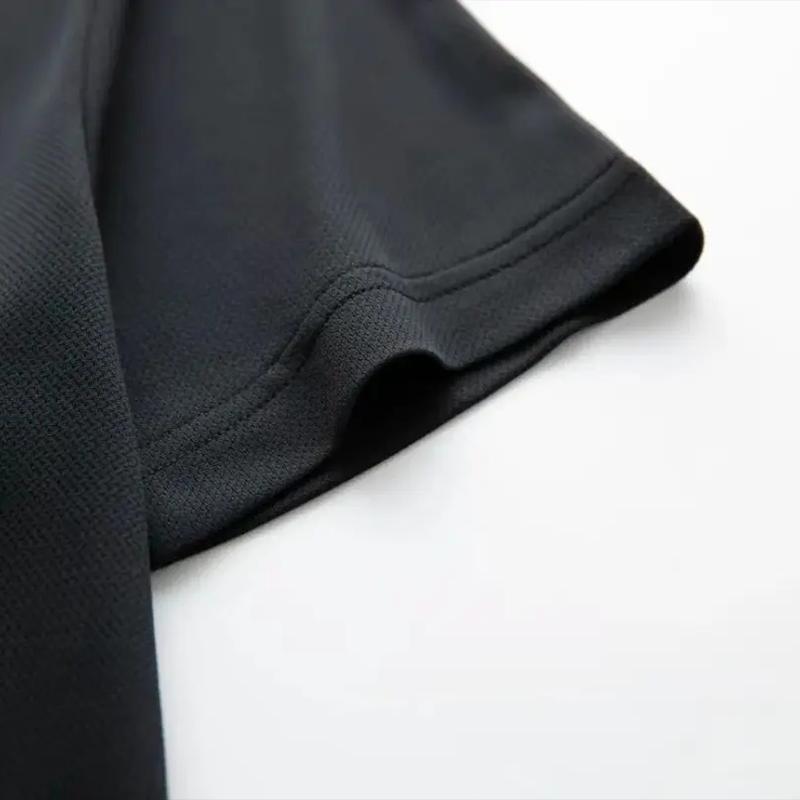 Li-Ning Solid Color Simple Short Sleeve T-Shirt And Comfortable Striped Shorts Casual Sports Suit Unisex Sets ATSV597-2+YAPV001-1