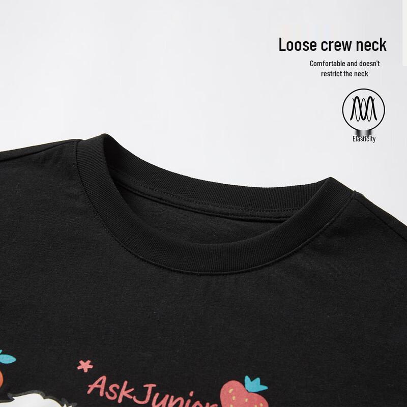 ASK JUNIOR 7A Antibacterial Kids' Pure Cotton Short Sleeve T-Shirt