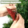 50/20/10/1Pcs Mini Metal Clips Xmas Flower Fixed Clip Christmas Tree Hanging Pendent Ornament Wedding Party Supplies Decoration