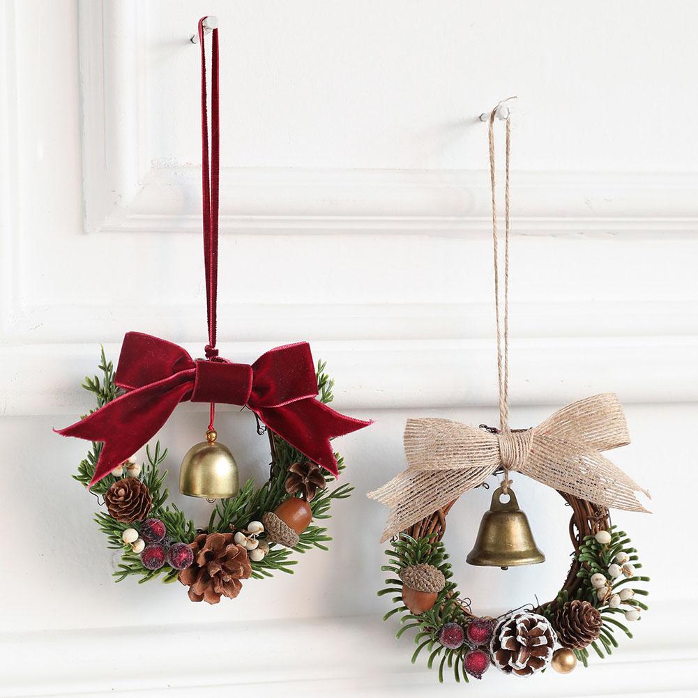 Holiday Door Decoration Christmas Door Hanger Holiday Season Delightful Chimes Multi-functional Wind Chime For Christmas Trees