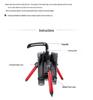 LETOYO Portable Aluminum Fishing Rod Tripod Stand with Tube Inserter