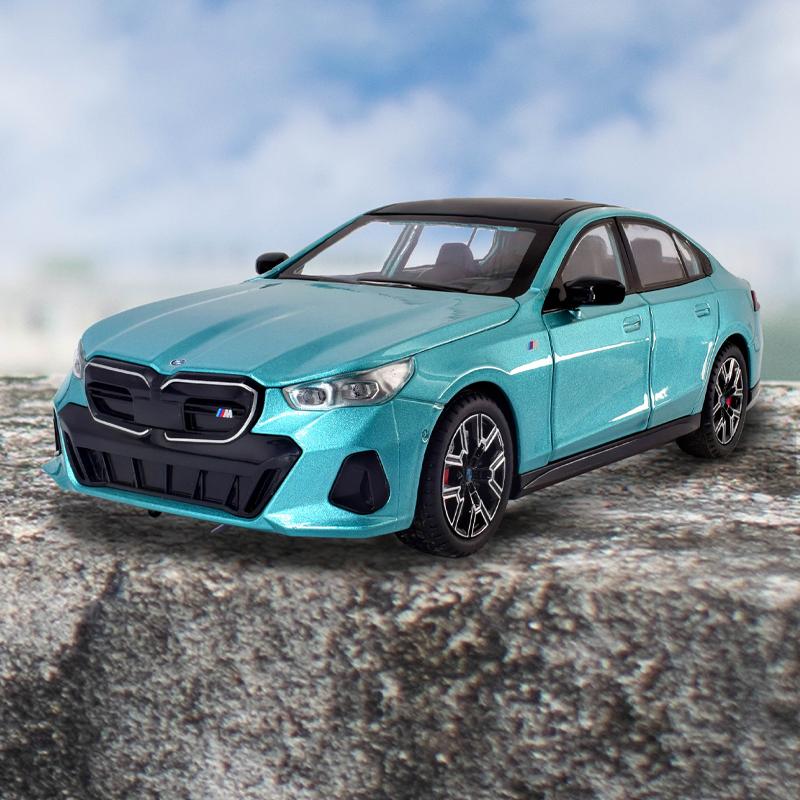 Neu 1:24 BMW I5 M60 Xdrive Power Legierung Druckguss Modellauto Druckguss Kinderspielzeugauto Geburtstagsgeschenk für Jungen Geschenk Hobby Sammeln
