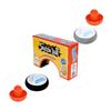 Tischhockey-Schwebepuck für Kinder, Air-Hockey-Schwebepuck, Mini-Elektro-Schwimmhockey mit 2 roten Air-Hockey-Schiebern