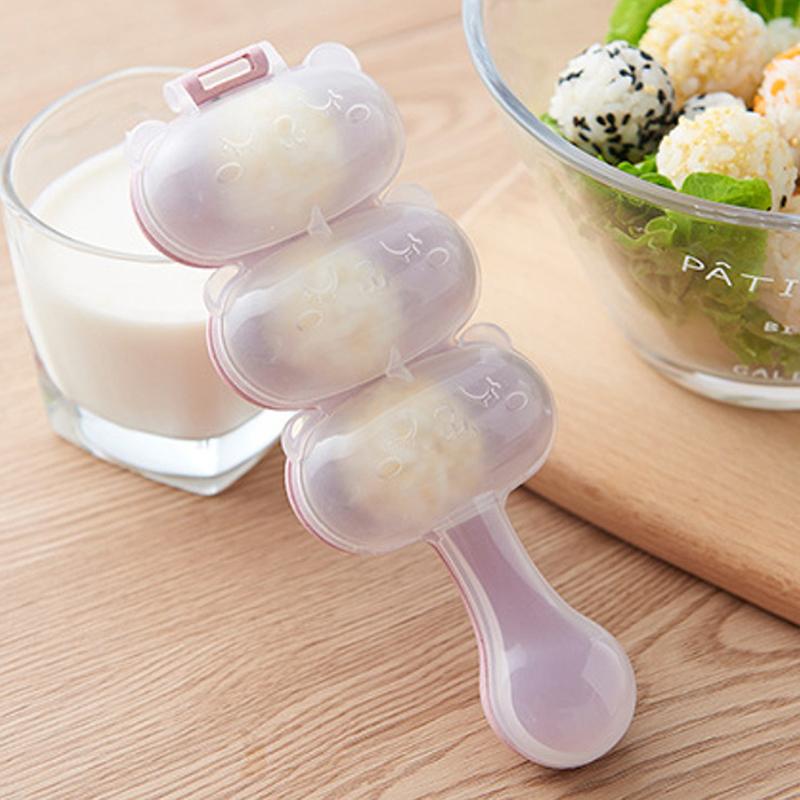 Rice Ball Shaker Diy Rice Baller Shakers Lunch Maker Mould Onigiri Mold Diy Rice Baller Shakers Kitchen Sushi Tools