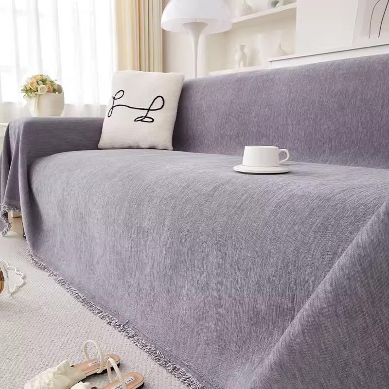 Waterproof sofa towel 2025 new four-season universal cream wind sofa cover integrated all-inclusive universal cover blanket