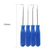 4 pcs Car Stainless Steel Oil Seal Screwdriver Craft Hobby Auto Small Parts O-Ring Seal Remover Hook disassembly Tool Kits