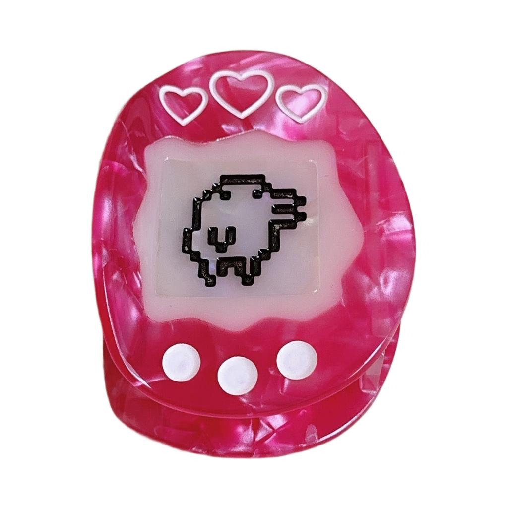 Cyberpunk Styles Acetate Hair Clip Cartoon Electronic Pet Hair Claw Clip for Various Hairstyles and Theme Occasion