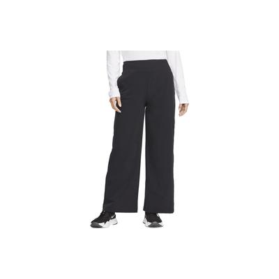 Calças Casuais de Treino Dri-Fit Bliss Cor Sólida Secagem Rápida Perna Larga Mulher Parte de Baixo Preto FB5028-010
