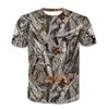 Spring/Summer Cross-border European and American Outdoor Jungle Camouflage Animal T-shirts for men and women, sports casual short-sleeve for students