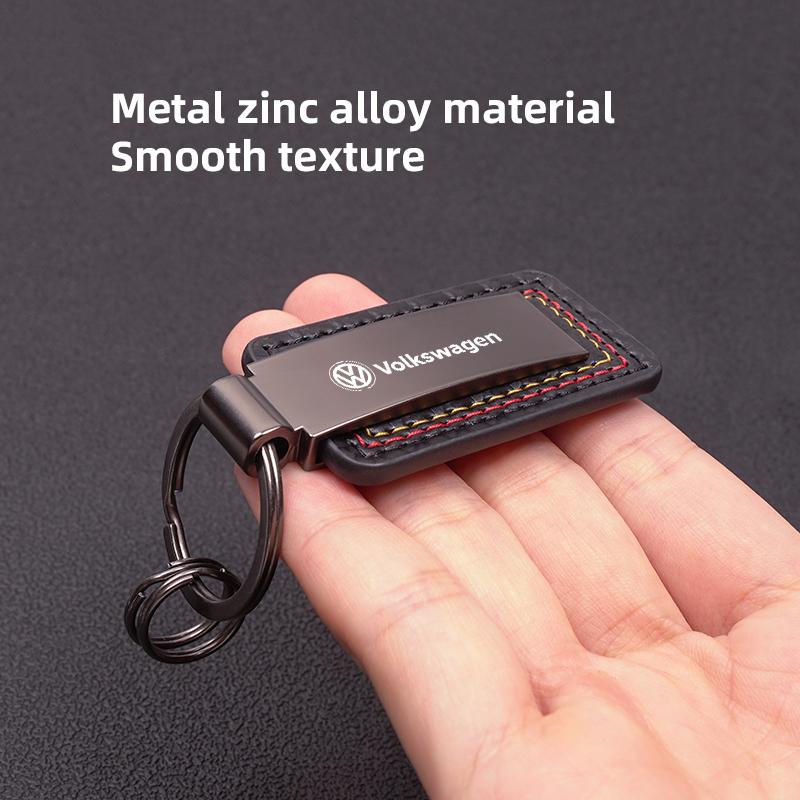 Luxury Metal Car Emblem Keyring Keychains For VW Golf Polo Tiguan Touran Jetta GTI Passat CC T5 Scirocco Arteon Magotan T-Cross RH5