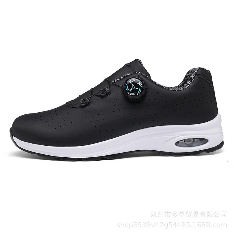 New side rotating buckle air cushion low-top sports shoes lightweight shock absorption comfortable casual shoes
