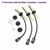 15mm Carburetor Kit For Brushcutter 43cc 49cc 52cc Brush Cutter with Seal Hose Spark Plug Petrol Filter Replacement Parts 40-5 Carburetors Jets 1