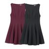 2025 Spring European & American Style Sleeveless Boat Neck Casual Dress