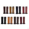 7/8 inch to 1 PU Leather Motorcycle Hand Grips Cover Handlebar for Bobber Chopper -Rennfahrer